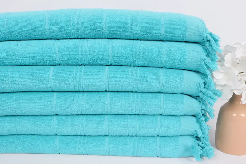 Wedding Gift, Bulk Order Towel, Housewarming Gift, Turkish Tea Towel, Personalized Gift For Her, Kitchen Towel, 40x18 Cotton Striped Terry Towel - 3