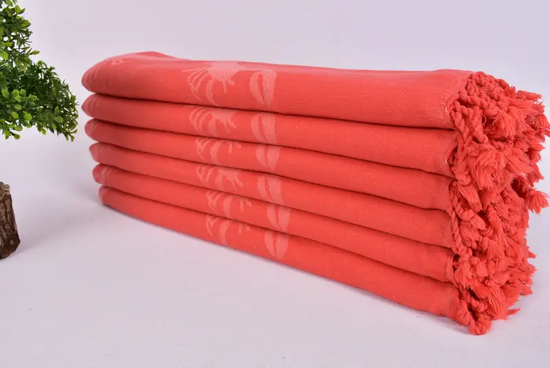 Thin towel, Spa Gift, Quick-drying peshtemal towel for poolside, 70x40 Cotton Scorpion Patterned Towel, Best Beach Towel, Best Friend Gift - 3