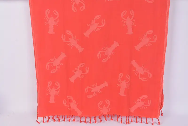 Thin towel, Spa Gift, Quick-drying peshtemal towel for poolside, 70x40 Cotton Scorpion Patterned Towel, Best Beach Towel, Best Friend Gift - 8