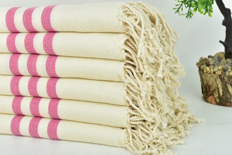 70x40 Cotton Striped Towel, Christmas Favors, Holiday Towel, Personalized Turkish Beach Towel, Bachelor Gifts, Bridal Shower Gift, Bridesmaid Gift - 3