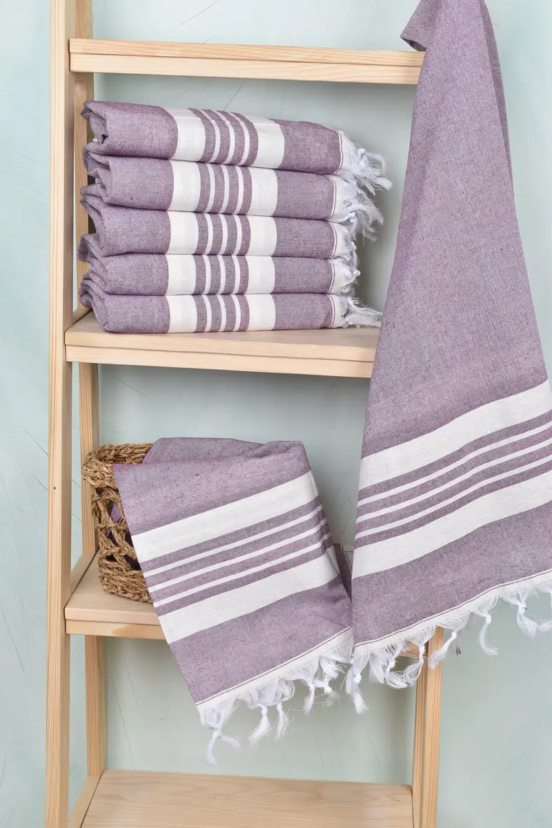 Kids Beach Towel, 70x40 Cotton Striped Towel, Cotton towel, Personalized Gift, Yoga Towel, Christmas Favors, Bridal Shower Favors, Bridesmaid Towel - 3