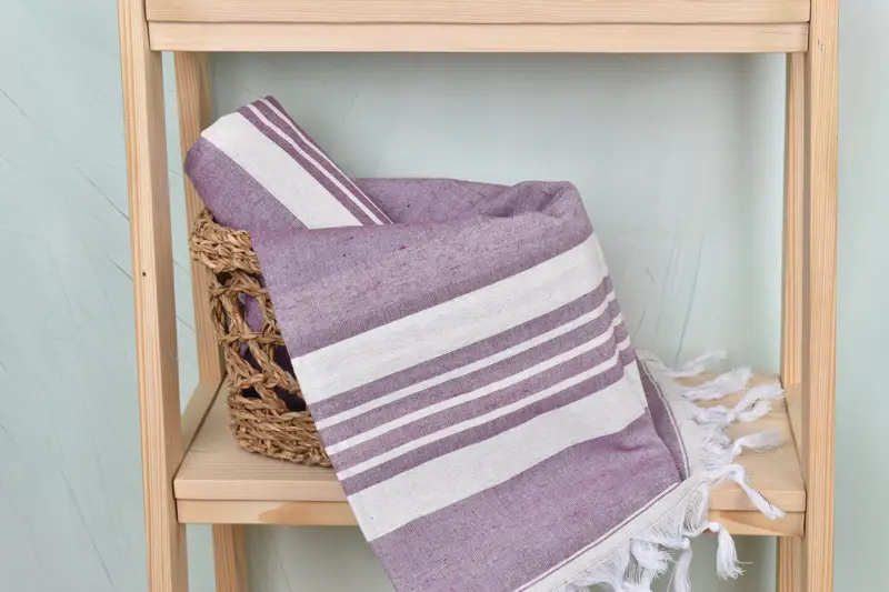 Kids Beach Towel, 70x40 Cotton Striped Towel, Cotton towel, Personalized Gift, Yoga Towel, Christmas Favors, Bridal Shower Favors, Bridesmaid Towel - 4