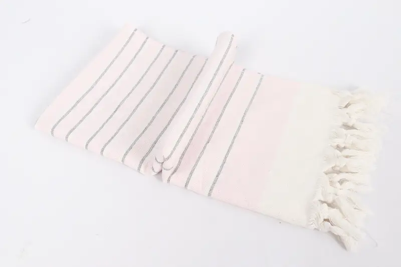 Turkish Towel Hand Towel, Monogram Hand Towel, Embroidery Towels, 36x18 Cotton Striped Terry Towel, Organic Towel, Personalized Kitchen Towel - 6