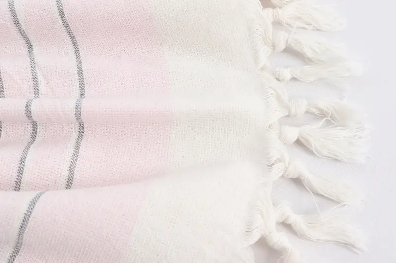 Turkish Towel Hand Towel, Monogram Hand Towel, Embroidery Towels, 36x18 Cotton Striped Terry Towel, Organic Towel, Personalized Kitchen Towel - 8