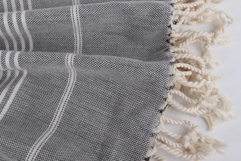 Hammam Towel USA, Personalized Wedding Gift For Couple, Monogrammed Beach Towel, Bachelor Gifts, 68x40 Cotton Striped Towel, Absorbent Turkish towel - 8