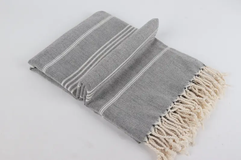Hammam Towel USA, Personalized Wedding Gift For Couple, Monogrammed Beach Towel, Bachelor Gifts, 68x40 Cotton Striped Towel, Absorbent Turkish towel - 6