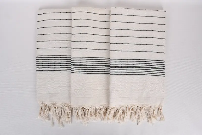 Quick-dry peshtemal, 70x40 Cotton Striped Towel, Personalised Gift, Friends Beach Towel, Sand-resistant towel, Spa Towel, Personalized Turkish Towel - 7