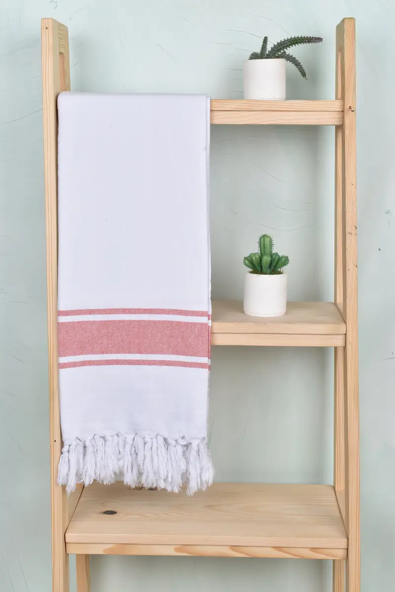 Monogrammed Turkish Towel, Custom Name Towel, Wedding Gift, Wedding Towel, Bath towel, Handmade Gift, 70x40 Cotton Striped Towel, Personalized Gift - 8