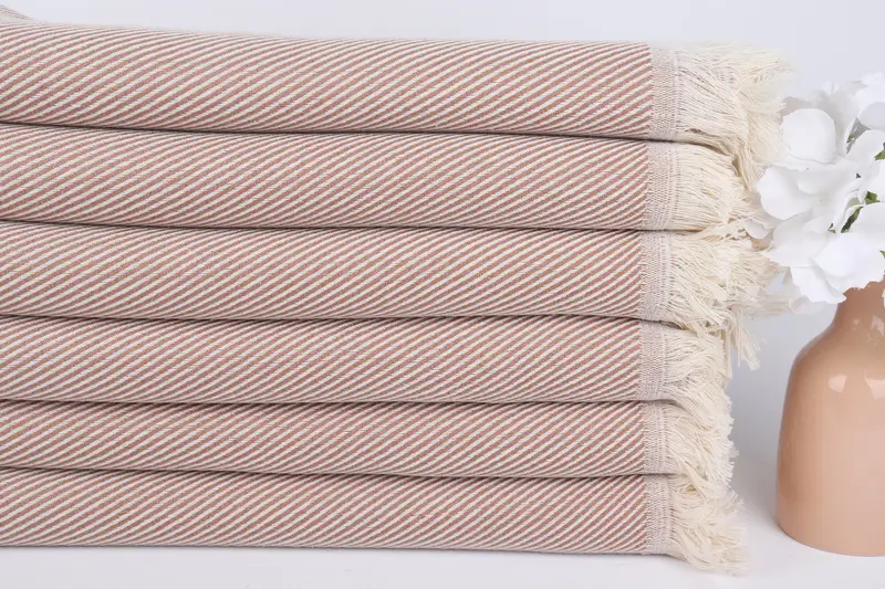 Bachelorette Party Gifts, Lightweight towel, Bachelorette Favors Beach, Thin towel, Valentines Day Gift For Him, 70x36 Cotton Striped Towel - 3