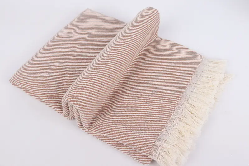 Bachelorette Party Gifts, Lightweight towel, Bachelorette Favors Beach, Thin towel, Valentines Day Gift For Him, 70x36 Cotton Striped Towel - 6