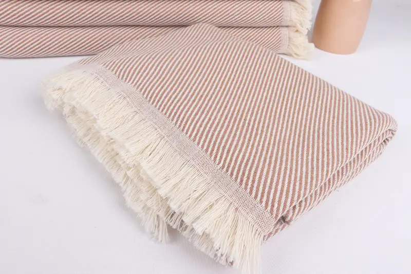 Bachelorette Party Gifts, Lightweight towel, Bachelorette Favors Beach, Thin towel, Valentines Day Gift For Him, 70x36 Cotton Striped Towel - 5