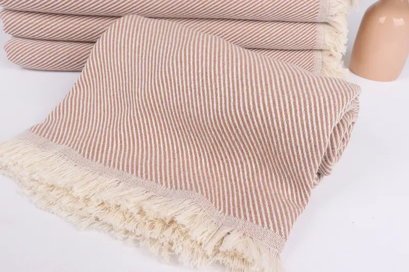 Bachelorette Party Gifts, Lightweight towel, Bachelorette Favors Beach, Thin towel, Valentines Day Gift For Him, 70x36 Cotton Striped Towel - 4
