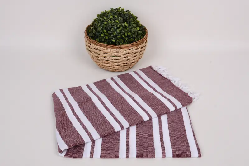 Yoga Towel, Personalized Wedding Gift, Wedding Day Gift For Bride, Bachelor Bachelorette Party Favors, 70x40 Cotton Striped Towel, Bridesmaid Gifts - 4
