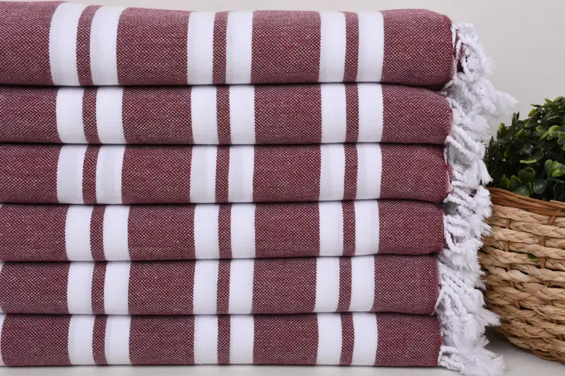 Yoga Towel, Personalized Wedding Gift, Wedding Day Gift For Bride, Bachelor Bachelorette Party Favors, 70x40 Cotton Striped Towel, Bridesmaid Gifts - 2