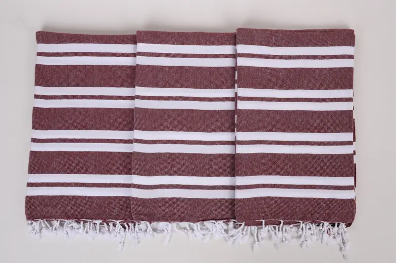 Yoga Towel, Personalized Wedding Gift, Wedding Day Gift For Bride, Bachelor Bachelorette Party Favors, 70x40 Cotton Striped Towel, Bridesmaid Gifts - 7