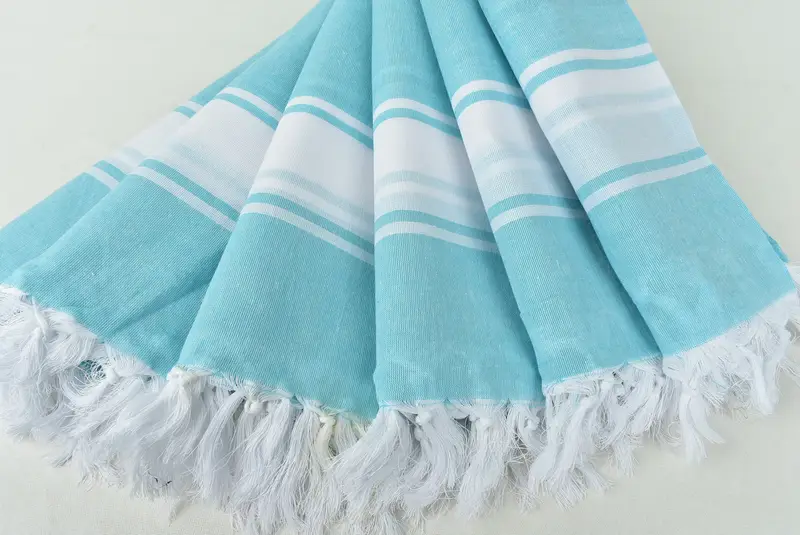 Custom Towel Beach, Personalized Towel, Valentines Gift, 70x40 Cotton Striped Towel, Soft towel, Monogram Beach Towel, Wedding Anniversary Gift - 4