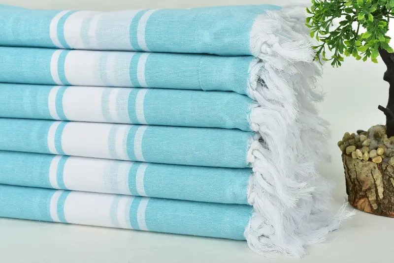 Custom Towel Beach, Personalized Towel, Valentines Gift, 70x40 Cotton Striped Towel, Soft towel, Monogram Beach Towel, Wedding Anniversary Gift - 3