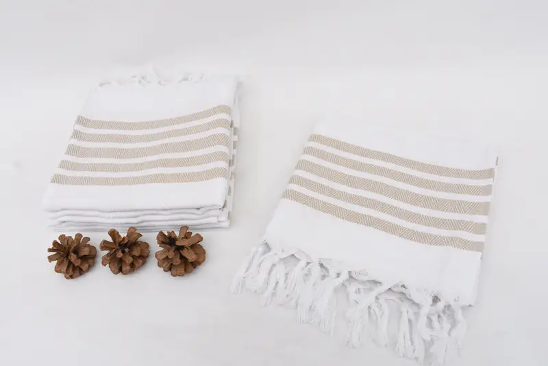 Small Bath Towels, Grandma Gift, 36x24 Cotton Herringbone Towel, Turkish Hand Towel, Guest Towel, Bachelorette Party Decorations, Wedding Favors - 5