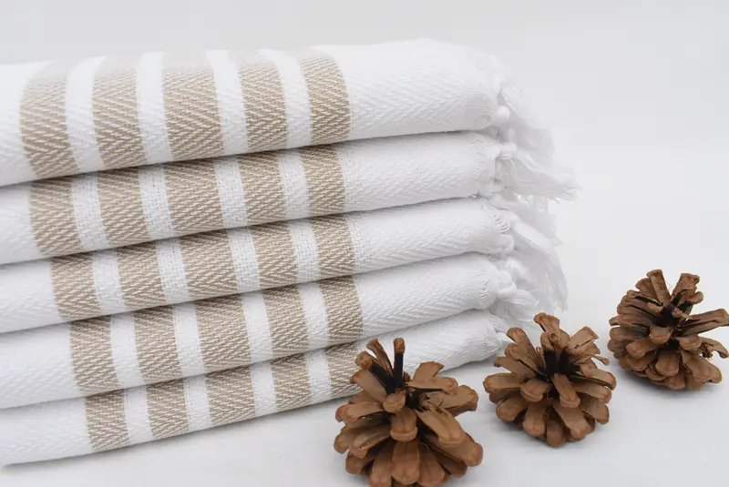 Small Bath Towels, Grandma Gift, 36x24 Cotton Herringbone Towel, Turkish Hand Towel, Guest Towel, Bachelorette Party Decorations, Wedding Favors - 2