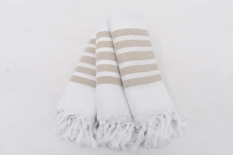 Small Bath Towels, Grandma Gift, 36x24 Cotton Herringbone Towel, Turkish Hand Towel, Guest Towel, Bachelorette Party Decorations, Wedding Favors - 3