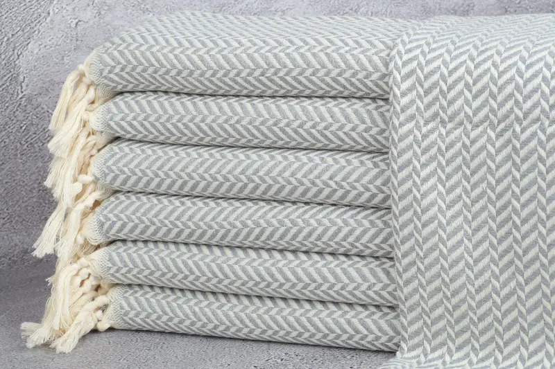 36x18 Cotton Chevron Towel, Turkish Towel, Kitchen Towel, Bachelorette Party Decorations, Wedding Gift, Spa Towel, Gifts For Him, Turkish Hand Towel - 2