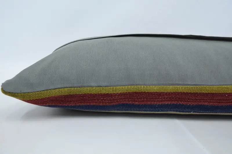 16x48 Blue Pillow, Vintage Kilim Pillow, Ethnic Cushion Cover, Vintage Kilim Throw Pillow, Kilim Pillow Cover, Cushion, Southwestern Cushion - 6