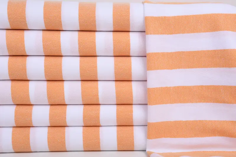 Boyfriend Gift, 44x20 Cotton Striped Towel, Turkish Tea Towel, Small Towel, Monogrammed Hand Towel, Personalized Dish Towel, Gym Towel, Gift For Him - 1
