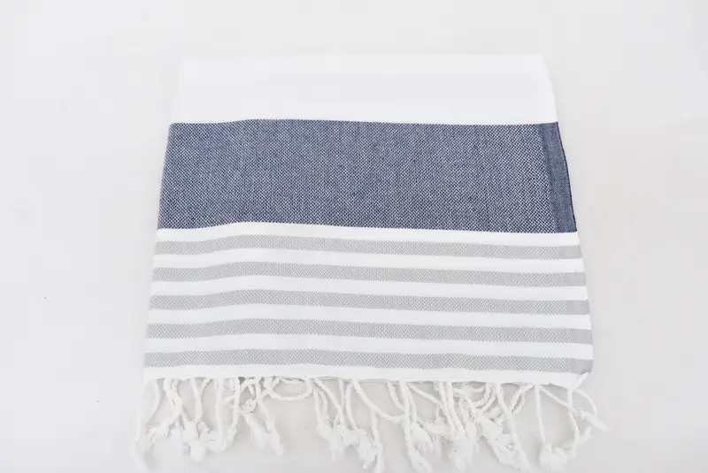 40x24 Cotton Striped Towel, Turkish Hand Towel, Bridesmaid Proposal Gift, Wedding Gift, Monogram Kitchen Towel, Bachelorette Party Gifts Bridesmaids - 4