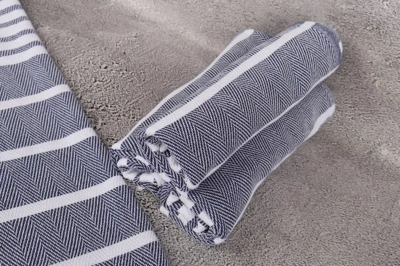Kitchen Towel, 40x20 Cotton Zig zag Towel, Wedding Gift, Bachelorette Party Items, Valentines Day Gift For Him, Summer Gift, Wedding Favors - 8