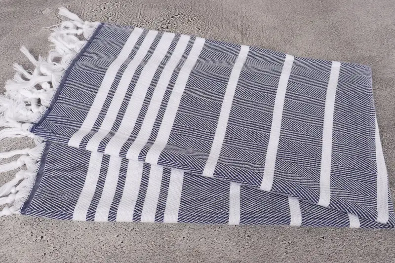 Kitchen Towel, 40x20 Cotton Zig zag Towel, Wedding Gift, Bachelorette Party Items, Valentines Day Gift For Him, Summer Gift, Wedding Favors - 6