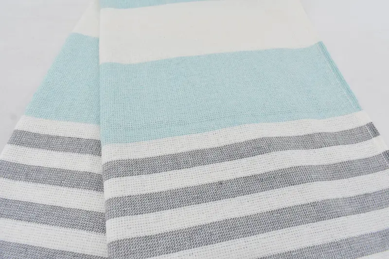 Monogram Towels, Christmas Favors, Custom Hand Towel, Turkish Hand Towel, 36x18 Cotton Striped Terry Towel, Personalized Gifts, Beach Wedding Favor - 7