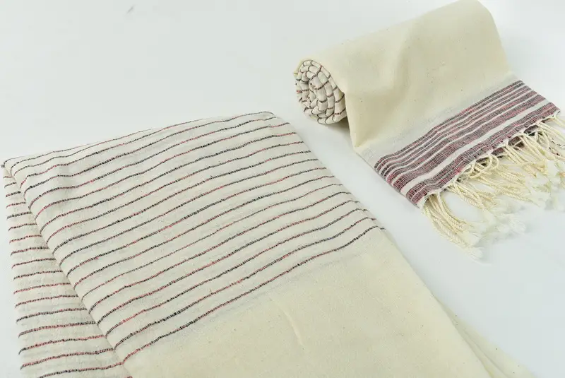 Bridesmaid Gift Towel, Embroidery Towels, Eco-Friendly Turkish Towel, 68x36 Cotton Striped Towel, Quick-Dry Beach Towel, Turkish towel, Pool Towels - 7