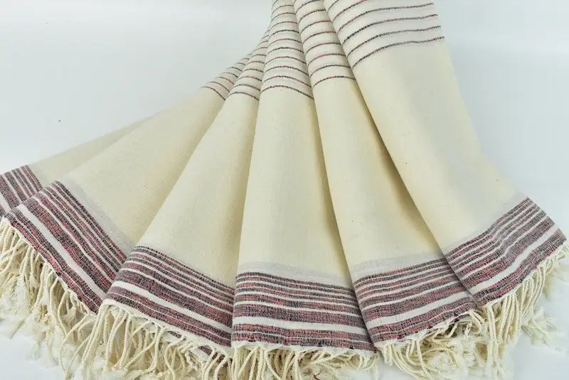 Bridesmaid Gift Towel, Embroidery Towels, Eco-Friendly Turkish Towel, 68x36 Cotton Striped Towel, Quick-Dry Beach Towel, Turkish towel, Pool Towels - 4