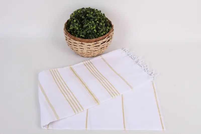 Best Friend Christmas Gift, Turkish Towel Beach, 70x40 Cotton Striped Towel, Sand-resistant towel, Bulk Order Towel, Bachelorette Party Gift - 4