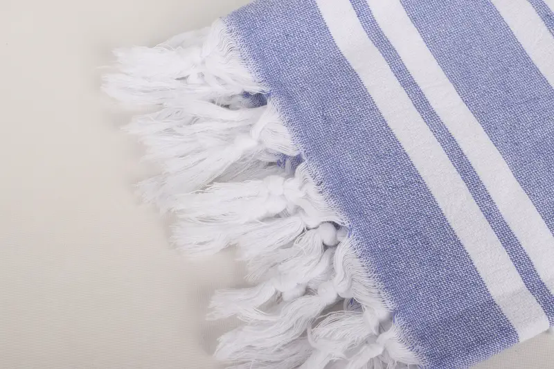 Lightweight towel, Beach Size Towel, Quick-dry peshtemal, Bride Gift, Bachelor Bachelorette Party Favors, 68x36 Cotton Striped Terry Towel - 7