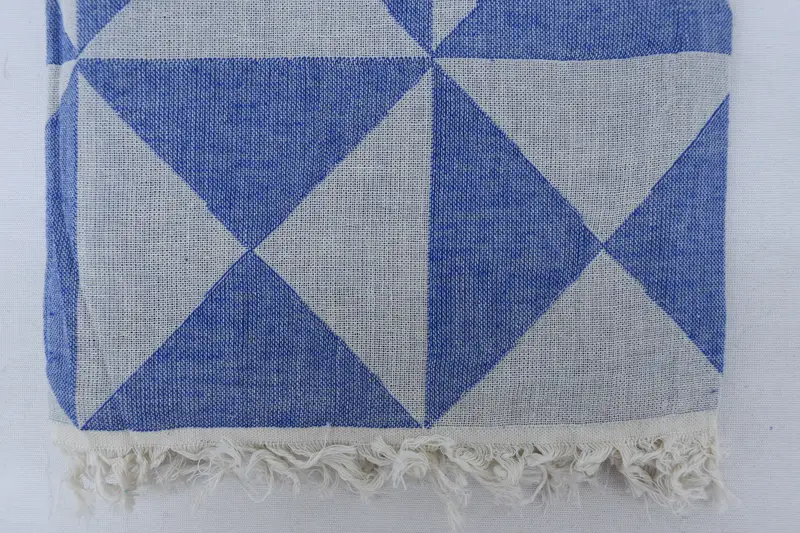 Sand-free towel, Turkish Bath Towel Set, Bridesmaid Proposal Gift, 70x40 Cotton Geometric Towel, Lightweight Turkish towel, Turkish hand towel - 5