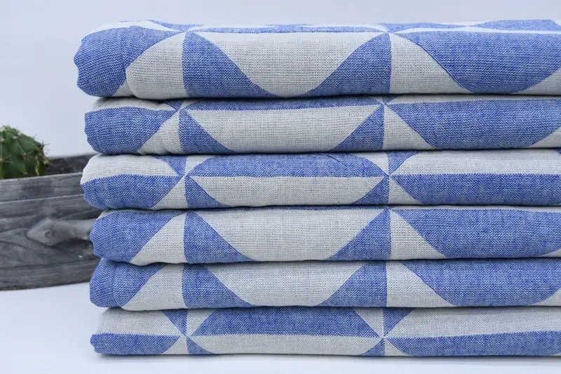 Sand-free towel, Turkish Bath Towel Set, Bridesmaid Proposal Gift, 70x40 Cotton Geometric Towel, Lightweight Turkish towel, Turkish hand towel - 3