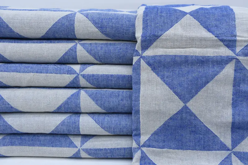 Sand-free towel, Turkish Bath Towel Set, Bridesmaid Proposal Gift, 70x40 Cotton Geometric Towel, Lightweight Turkish towel, Turkish hand towel - 2