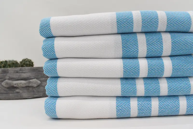 Personalized Towel, Peshtemal Towel, Wedding Shower Gift, Custom Towel Beach, Personalized Gift, 70x40 Cotton Herringbone Towel, Travel Towel - 2