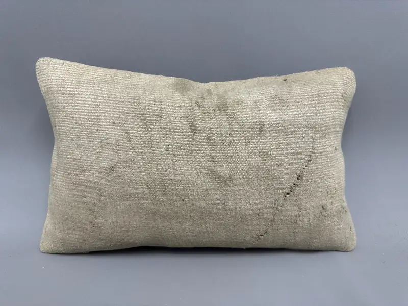 12x20 Beige Pillow Case, Pillow for Sofa, Throw Kilim Pillow, Kilim Pillow Cover, Pillow Cover, Turkish Corner Pillow, Turkish Corner Pillow Sham - 4