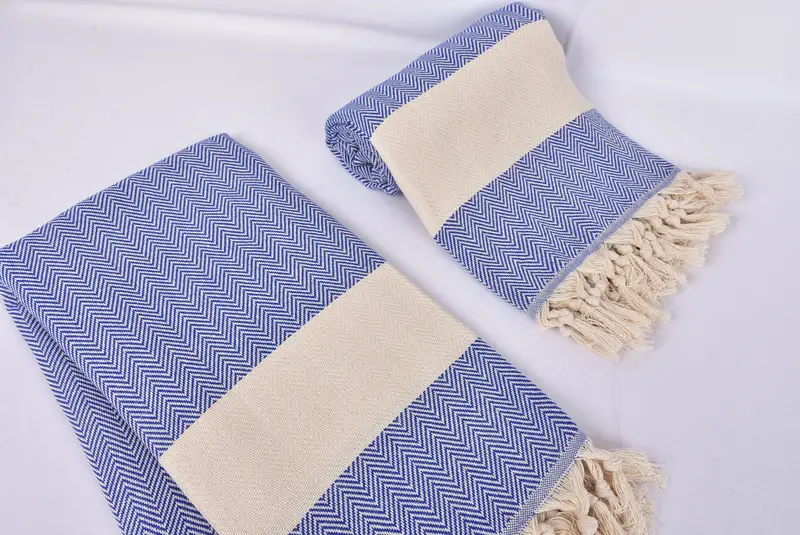 Home Decor Gifts, Bachelorette Party Favors Beach, Custom Beach Towels, Gift For Her, 70x40 Cotton Herringbone Towel, Absorbent Turkish towel - 7