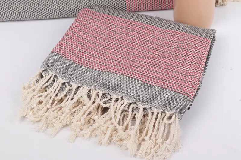 70x40 Cotton Geometric Towel, Turkish hand towel, Best Beach Towel, Bachelor Gift, Summer Towel, Absorbent Turkish towel, Bachelorette Towel - 5