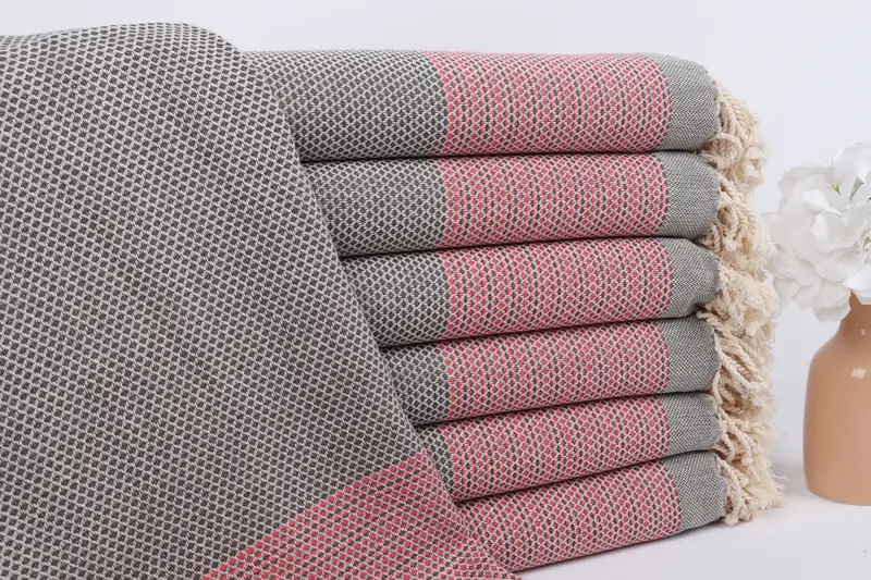 70x40 Cotton Geometric Towel, Turkish hand towel, Best Beach Towel, Bachelor Gift, Summer Towel, Absorbent Turkish towel, Bachelorette Towel - 1