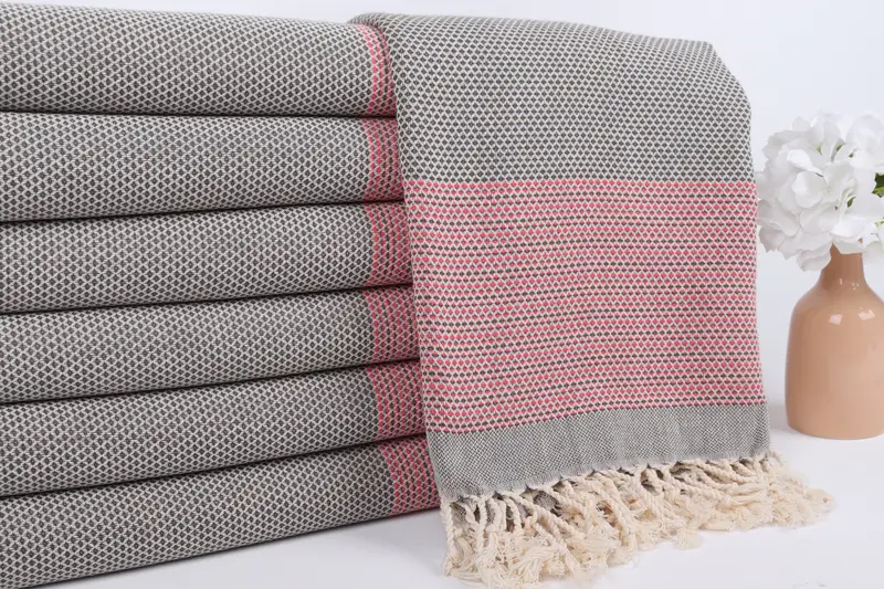 70x40 Cotton Geometric Towel, Turkish hand towel, Best Beach Towel, Bachelor Gift, Summer Towel, Absorbent Turkish towel, Bachelorette Towel - 2