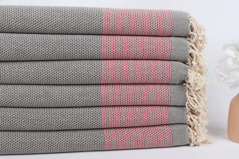 70x40 Cotton Geometric Towel, Turkish hand towel, Best Beach Towel, Bachelor Gift, Summer Towel, Absorbent Turkish towel, Bachelorette Towel - 3