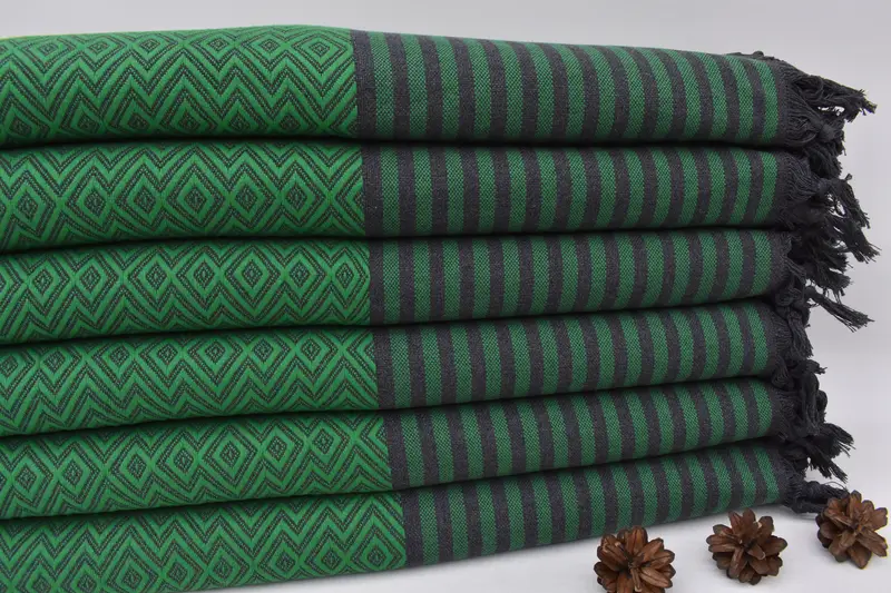Home Gift, Throw Blanket Couch, Gift For The Home Decor, Tablecloth, Decorative Blanket, 104x80 Cotton Diamond Towel, Turkish Cotton Throw Blanket - 4