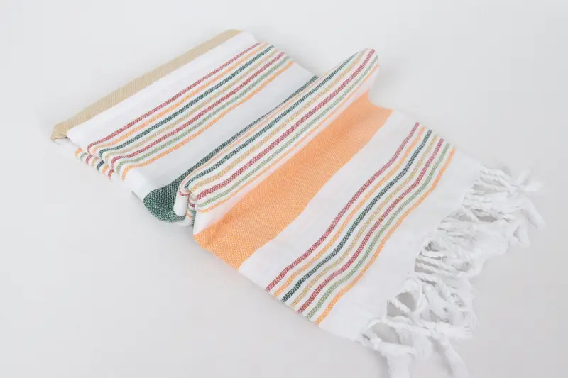 Bridesmaid Gift, Best Friend Gift Ideas, Bachelorette Party Favors, Embroidery Towel, Monogrammed Beach Towel, 76x38 Cotton Striped Towel - 6