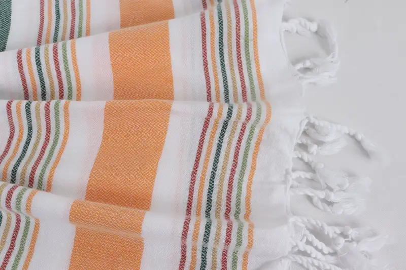 Bridesmaid Gift, Best Friend Gift Ideas, Bachelorette Party Favors, Embroidery Towel, Monogrammed Beach Towel, 76x38 Cotton Striped Towel - 8