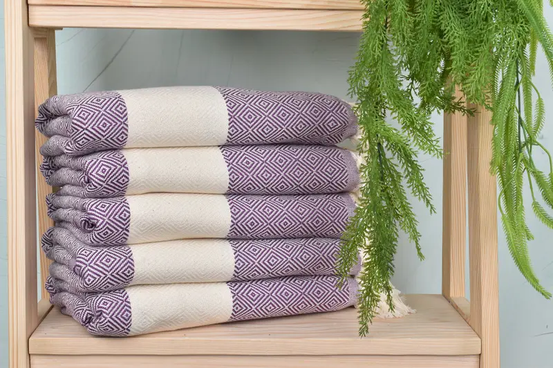 Turkish towel, Personalized Towel, Gift Towel, 70x40 Cotton Diamond Towel, Personalized Wedding Gift, Spa Towel, Personalized Turkish Beach Towel - 2