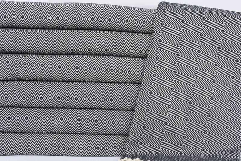 Custom Wedding Gifts, Bridesmaid Gift, Gift For Coworker, Girl Trip Party Favor, Yoga Towel, 70x40 Cotton Zigzag Diamond Towel, Turkish Towel Beach - 2